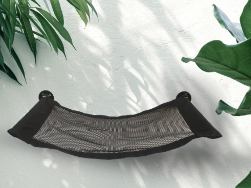 Outdoor Cat Hammock on wall