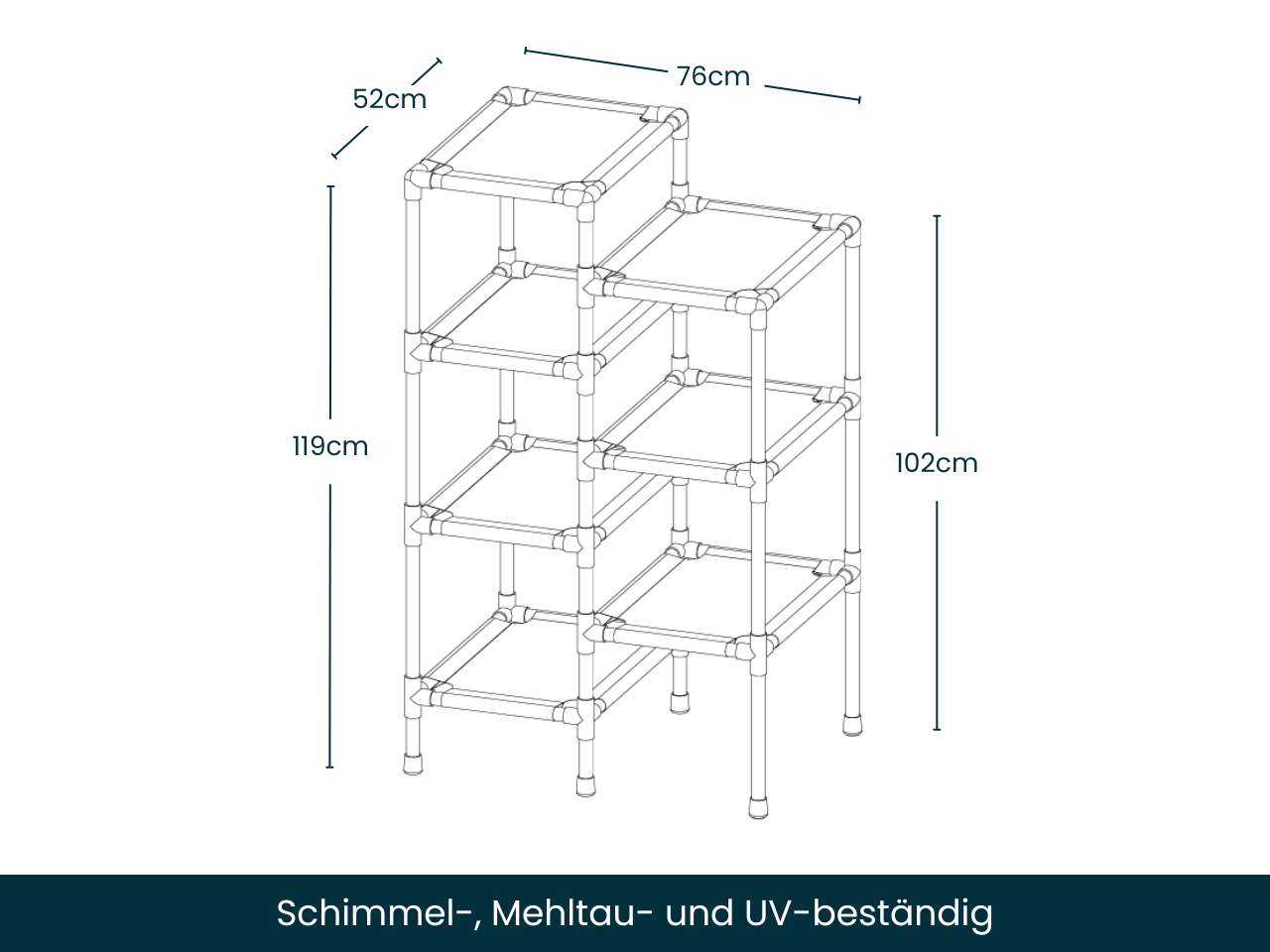 Katzekletterturm - 7 Ebenen